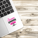 Awesome Schnauzer Mom Sticker | Perfect Gift for Dog Lovers | Pet Moms | Schnauzer Accessories