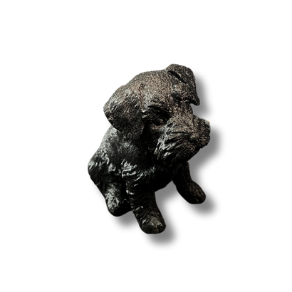 Schnauzer Black Figurine