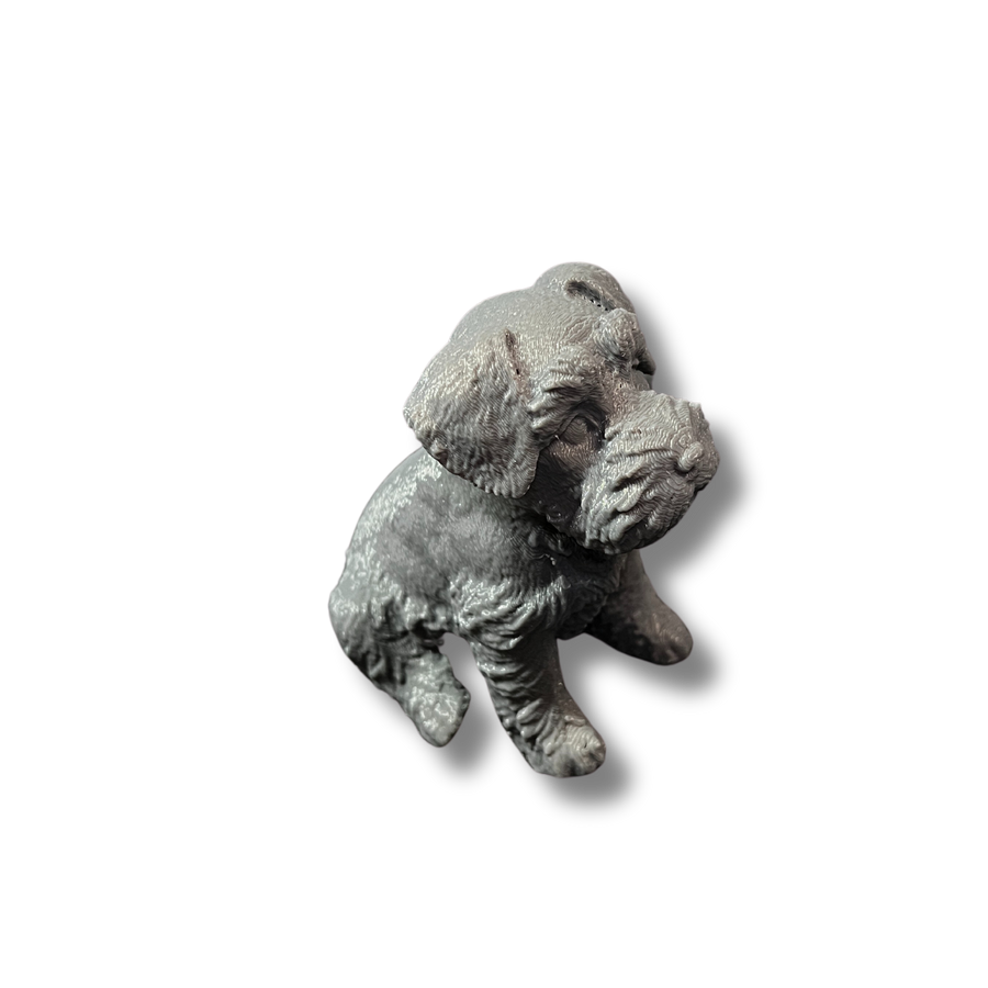 Schnauzer Gray Figurine