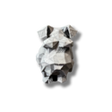 Schnauzer Polygon Gray Figurine