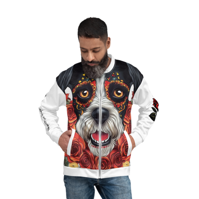 Nuestros Angeles Estan Aqui Bomber Jacket