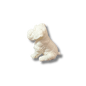 Schnauzer Figurine White