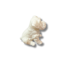 Schnauzer Figurine White