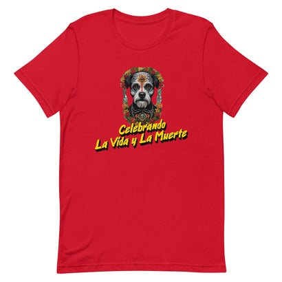 Celebrating Life and Death: Dia de los Muertos Inspired Sugar Skull Graphic Tee | Vibrant Colors | Unique Unisex T-Shirt for Halloween & Cultural Heritage