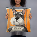 Stalker Schnauzer Pillow