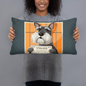 Stalker Schnauzer Pillow