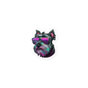 Synthwave Schnauzer Sticker