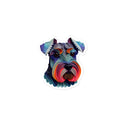 Colorful Cute Schnauzer Sticker