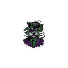 Why So Serious Schnauzer Sticker