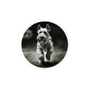 On The Moon Schnauzer Sticker