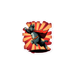Hero Schnauzer Sticker