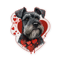 Pure Love Schnauzer Sticker