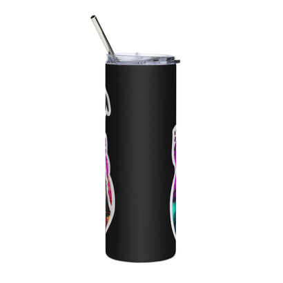 Vibrant Schnauzer Art Tumbler | Colorful Dog Lover's Gift, Custom Pet Drinkware | Unique Schnauzer Cup