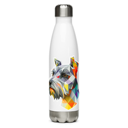 Great Colorful Schnauzer Water Bottle