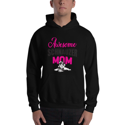 Schnauzer Mom Vibes, The Ultimate Cozy Hoodie for Dog Lovers, Schnauzer gift, Pet owner apparel