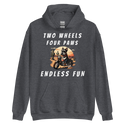 Two Wheels Four Paws Desert Hoodie