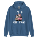 Its a Jeep Thing White Schnauzer Hoodie