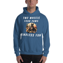 Two Wheels Four Paws Desert Hoodie