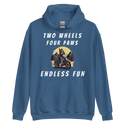 Two Wheels Four Paws Hills Hoodie