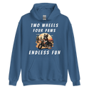 Two Wheels Four Paws Desert Hoodie