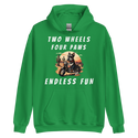 Two Wheels Four Paws Desert Hoodie