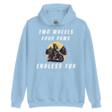 Two Wheels Four Paws Hills Hoodie