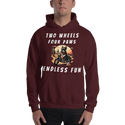 Two Wheels Four Paws Desert Hoodie