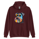 Colorful Modern Schnauzer Hoodie