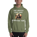 Two Wheels Four Paws Desert Hoodie