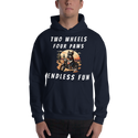 Two Wheels Four Paws Desert Hoodie