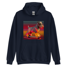 Polygon Skateboarding Schnauzer Hoodie