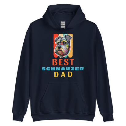 Best Schnauzer Dad Hoodie | Perfect Gift for Schnauzer Lovers | Funny Dog Dad Sweatshirt | Cute Schnauzer Dad Hoodie