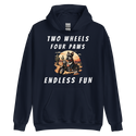 Two Wheels Four Paws Desert Hoodie