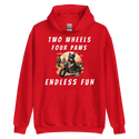 Two Wheels Four Paws Desert Hoodie