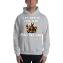 Two Wheels Four Paws Desert Hoodie