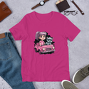 Schnauzer Cute Girl Jeep T-Shirt