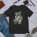 Modern Schnauzer Skateboarding T-Shirt