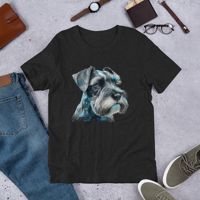 Schnauzer dog T-Shirt | Cute Schnauzer Dog T-Shirt | Perfect Gift for Schnauzer Lovers | Schnauzer dog apparel