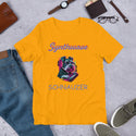 Synthwave Schnauzer Keyboard T-Shirt