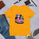 Schnauzer Cute Girl Jeep T-Shirt