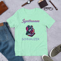 Synthwave Schnauzer Keyboard T-Shirt