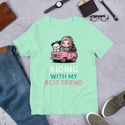 Riding With My Best Friend White Schnauzer T-Shirt