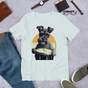 Rocco The Schnauzer Drummer T-Shirt