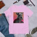 Super Hero Red Caped Schnauzer T-Shirt