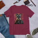 Schnauzer with Leather Jacket T-Shirt