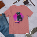 Cool Skateboarding Schnauzer T-Shirt