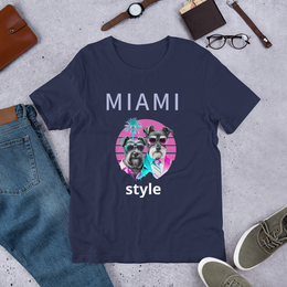Miami Style Schnauzers T-Shirt