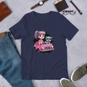 Schnauzer Cute Girl Jeep T-Shirt