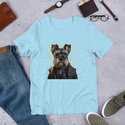 Schnauzer with Leather Jacket T-Shirt