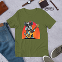 Bass Playing Schnauzer T-Shirt